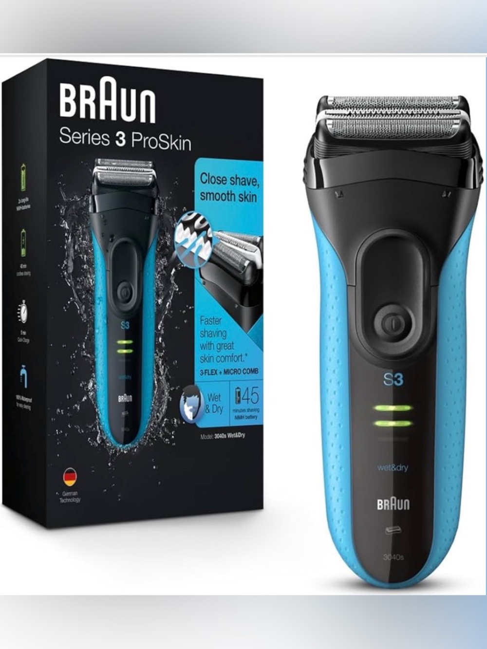 Braun Electric Series 3 Razor with Trimmer
